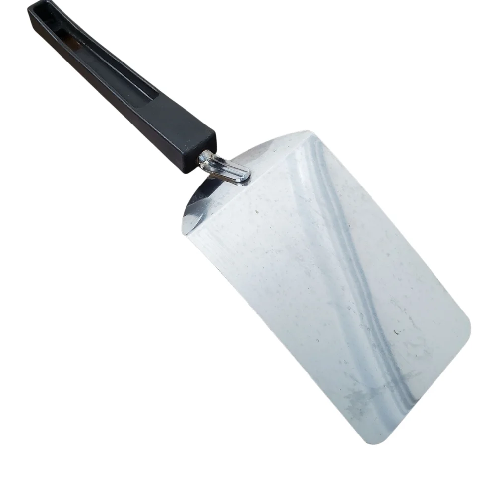 Vntg MCM Foley Short Spatula. Stainless Steel & Black Plastic. Made In USA. 10